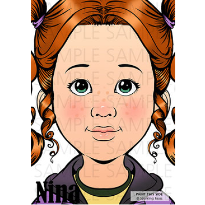 Sparkling Face Practice Board - Nina